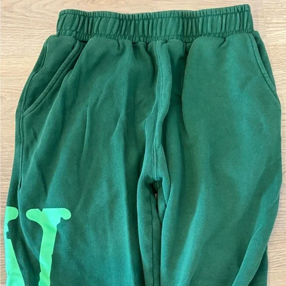 Vlone A$ap Rocky Sweden Tour Stockholm Made in USA Promenad Green Sweatpants - Picture 4 of 6